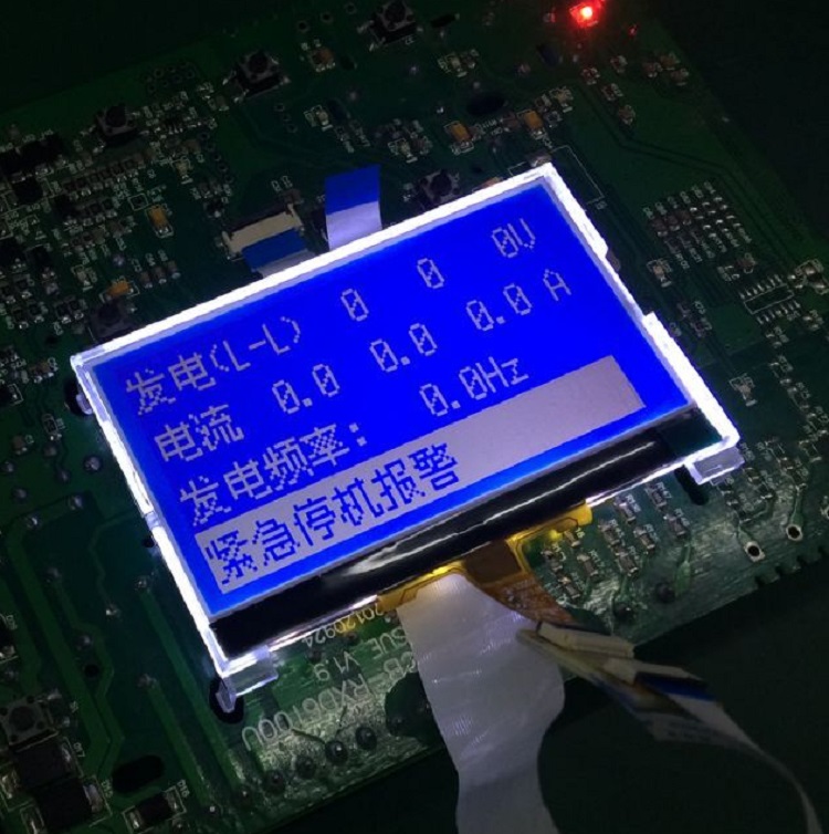 COG STN蓝膜12864点阵液晶显示模块1